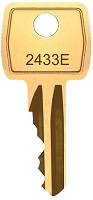 2433E replacement key (SE) - 2 keys